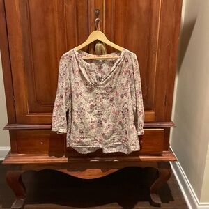 Gerard Darel Women’s Claude Paisley Print Blouse, Multicolor, Size EU 40 (US 8)